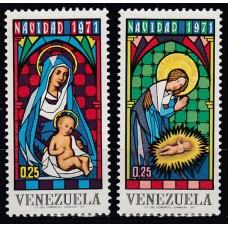 Venezuela - Correo 1971 Yvert 837/8 ** Mnh Navidad