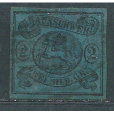 Estados Alemanes - Brunswick Yvert 8 usado
