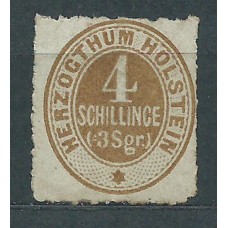 Estados Alemanes - Schleswing Yvert 24 (*) Mng