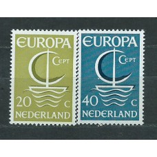 Tema Europa 1966 Holanda Yvert 837/8 ** Mnh