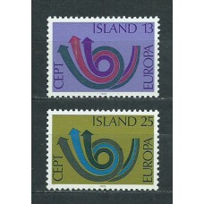 Tema Europa 1973 Islandia Yvert 424/5 ** Mnh