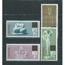 Tema Europa 1974 Malta Yvert 488/91 ** Mnh