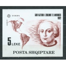 Tema Europa 1992 Albania Yvert Hoja 73 ** Mnh