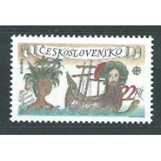 Tema Europa 1992 Checoslovaquia Yvert 2913 ** Mnh