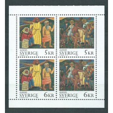 Tema Europa 1995 Suecia Yvert 1853/6 ** Mnh