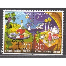 Tema Europa 2005 Chipre 1066/7 ** Mnh