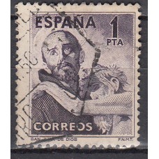España II Centenario Correo 1950 Edifil 1070 usado San Juan de Dios