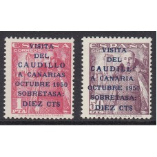 España II Centenario Correo 1951 Edifil 1088/9 ** Mnh