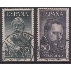 España II Centenario Correo 1953 Edifil 1124/5 usado