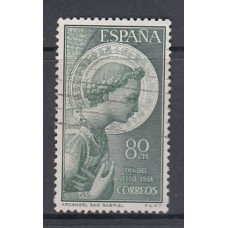 España II Centenario Correo 1956 Edifil 1195 usado