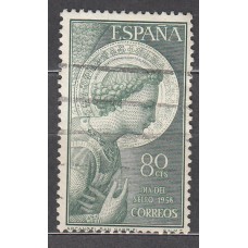 España II Centenario Correo 1956 Edifil 1195 usado