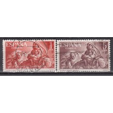 España II Centenario Correo 1961 Edifil 1326/7 usado