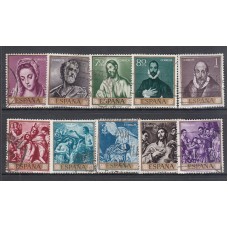 España II Centenario Correo 1961 Edifil 1330/9 usado