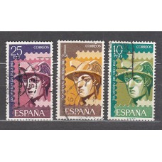 España II Centenario Correo 1962 Edifil 1431/3 usado