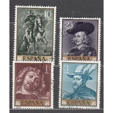 España II Centenario Correo 1962 Edifil 1434/7 usado