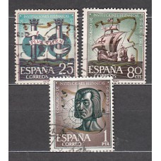 España II Centenario Correo 1963 Edifil 1513/5 usado