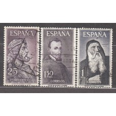 España II Centenario Correo 1963 Edifil 1536/9 usado