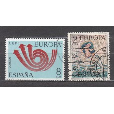 España II Centenario Correo 1973 Edifil 2125/6 usado