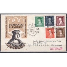 España II Centenario Sobres 1º Día 1952 Edifil 1106/10