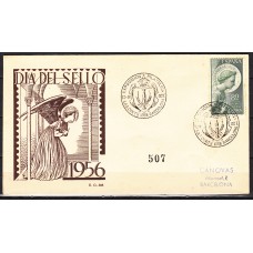 España II Centenario Sobres 1º Día 1956 Edifil 1195