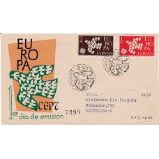 España II Centenario Sobres 1º Día 1961 Edifil 1371/2