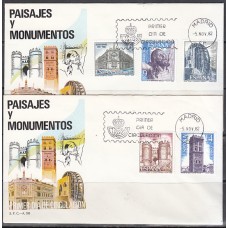 España II Centenario Sobres 1º Día 1982 Edifil 2676/80