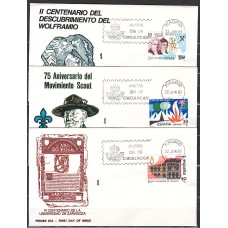 España II Centenario Sobres 1º Día 1983 Edifil 2715/7