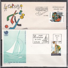 España II Centenario Sobres 1º Día 1988 Edifil 2957/8