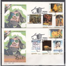 España II Centenario Sobres 1º Día 1994 Edifil 3289/96