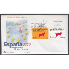 España II Centenario Sobres 1º Día 2002 Edifil 3865/6