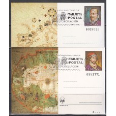 España II Centenario Enteros postales Edifil 121/2 Año 1980 usado