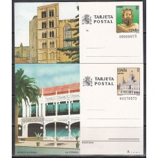 España II Centenario Enteros postales Edifil 139/40 Año 1985 ** Mnh