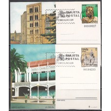 España II Centenario Enteros postales Edifil 139/40 Año 1985 usado