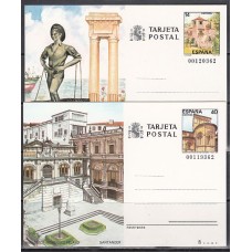 España II Centenario Enteros postales Edifil 143/4 Año 1987 ** Mnh