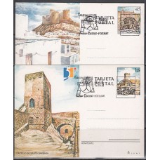 España II Centenario Enteros postales Edifil 149/50 Año 1990 usado