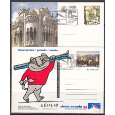 España II Centenario Enteros postales Edifil 157/8 Año 1994 usado