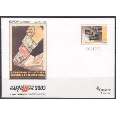 España II Centenario Sobres enteros postales 2003 Edifil 85 ** Mnh