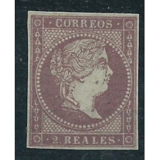 España Clásicos 1855 Edifil 46 (*) Mng  Cert. Graus  - Muy bonito