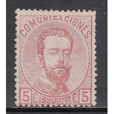 España Clásicos 1872 Edifil 118 (*) Mng