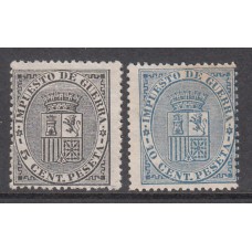 España I República 1874 Edifil 141/2 (*) Mng