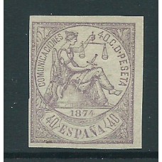 España I República 1874 Edifil 148s (*) Mng