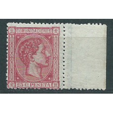 España Reinado Alfonso XII 1875 Edifil 166 ** Mnh