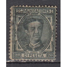 España Reinado Alfonso XII 1876 Edifil 176 usado  Normal