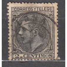 España Reinado Alfonso XII 1879 Edifil 200 usado