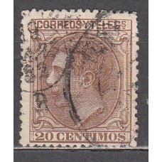 España Reinado Alfonso XII 1879 Edifil 203 usado  Bonito