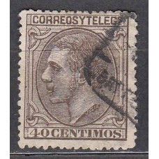 España Reinado Alfonso XII 1879 Edifil 205 usado  Bonito