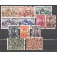 España Reinado Alfonso XIII 1930 Edifil 547/58 usado