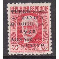 España II República 1936 Edifil 741 * Mh  Bonito