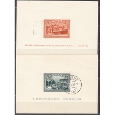 España Estado Español 1937 Edifil 838/9 usado