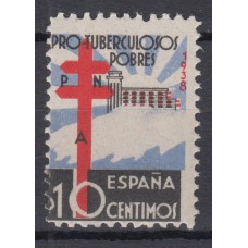 España Estado Español 1938 Edifil 866 ** Mnh  Normal Pro-tuberculosos